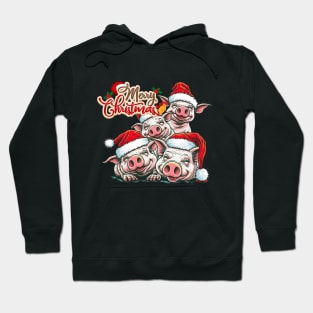 Merry Christmas Pigs! Hoodie